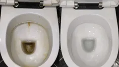 Ett halvt glas av den här lösningen får toaletten att glänsa som på ett hotell – städarens hemlighet